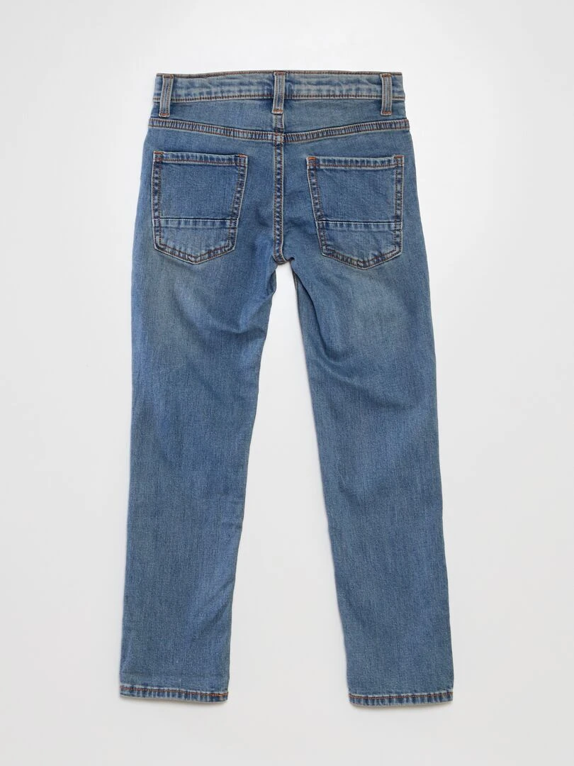 Jean slim 5 poches double stone