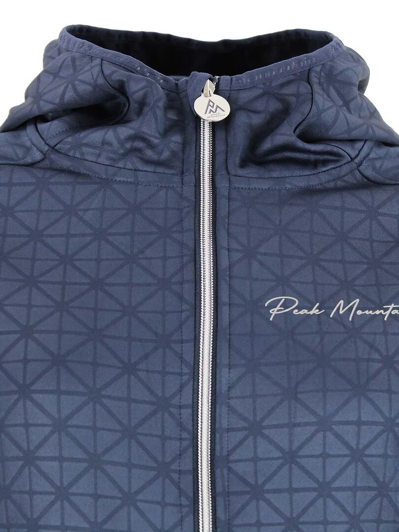 Blouson polarshell femme AMON   Bleu marine
