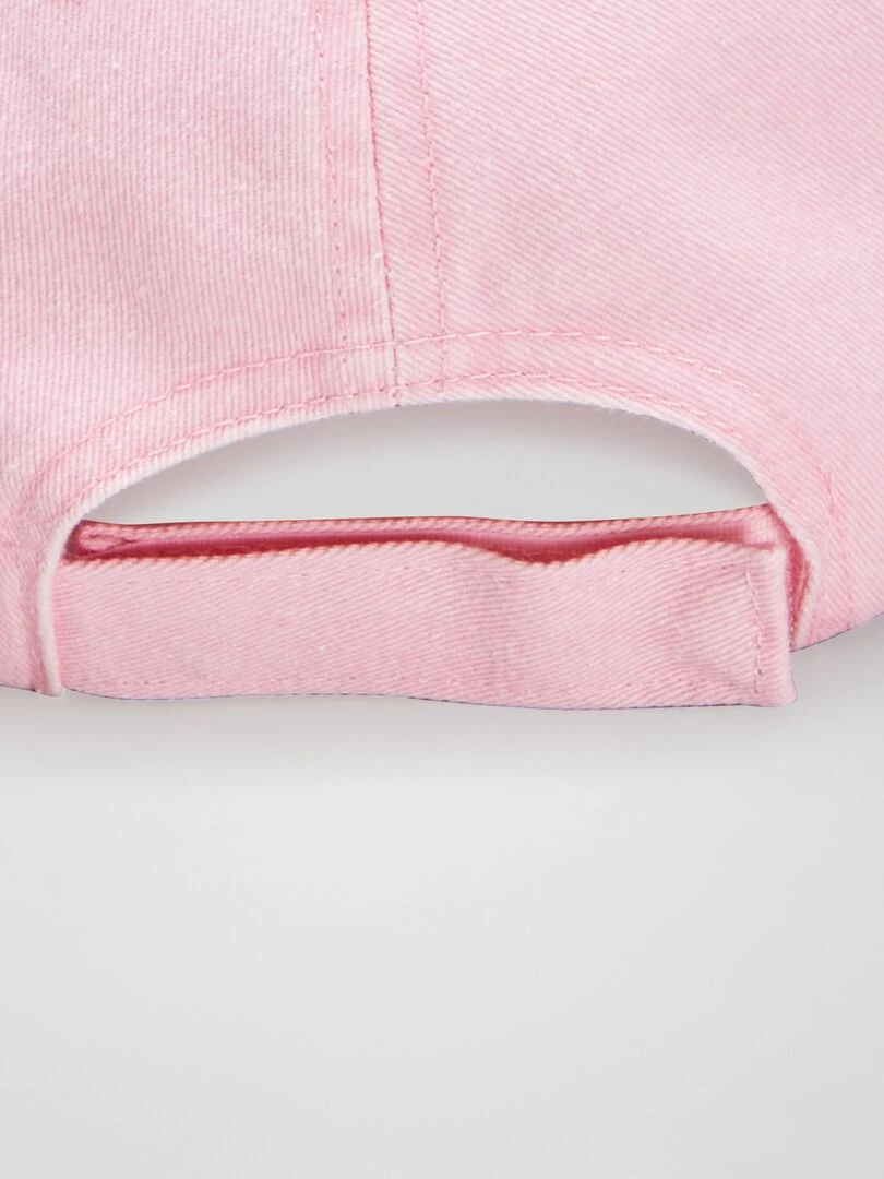Casquette en toile   Rose