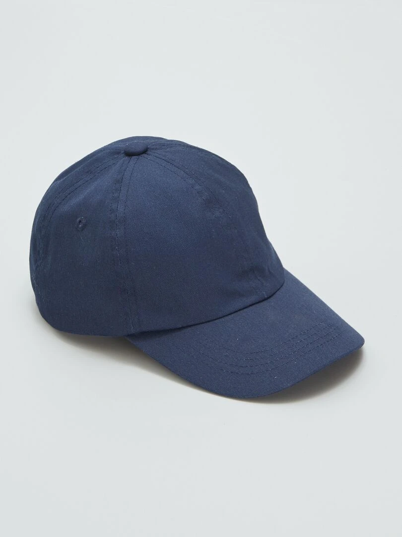 Casquette unie colorée Bleu