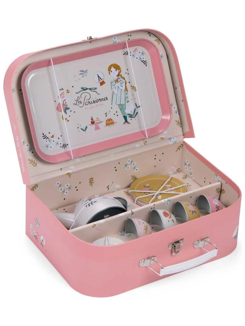 Valise dînette thé métal Les Parisiennes   N/A