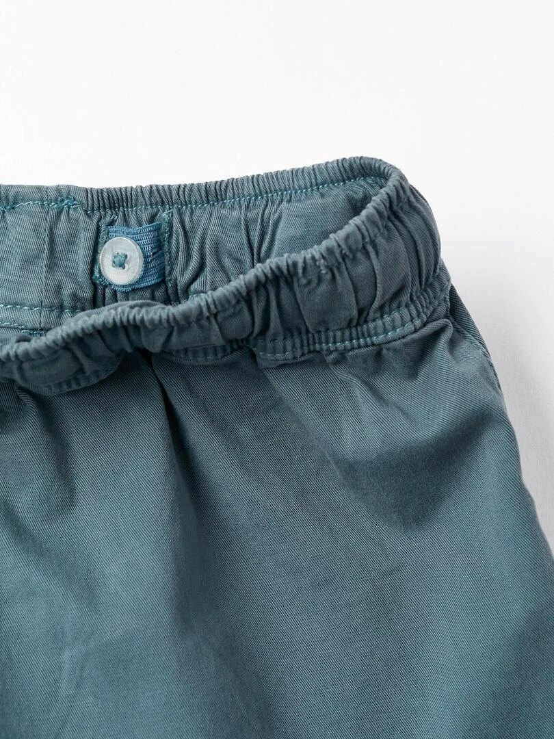 Pantalon Cargo en Coton pour Garçon  SICILIAN DAYS   Bleu clair