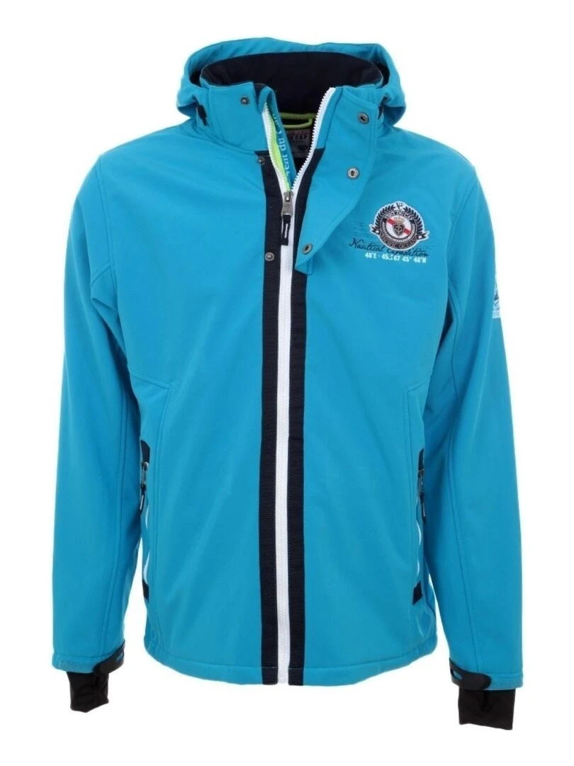 Blouson softshell garçon ECETOM VENT DU CAP Bleu