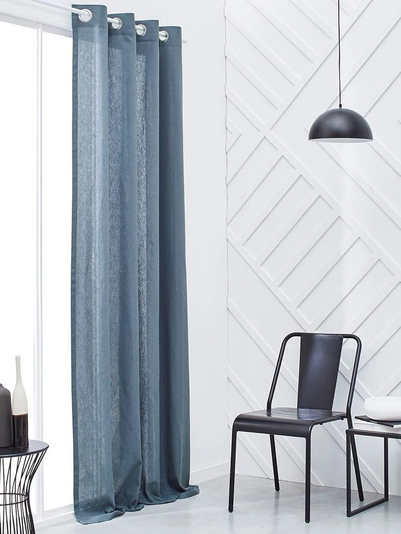 Rideau 'PANAMA ESSENTIAL' 'TODAY' Bleu gris