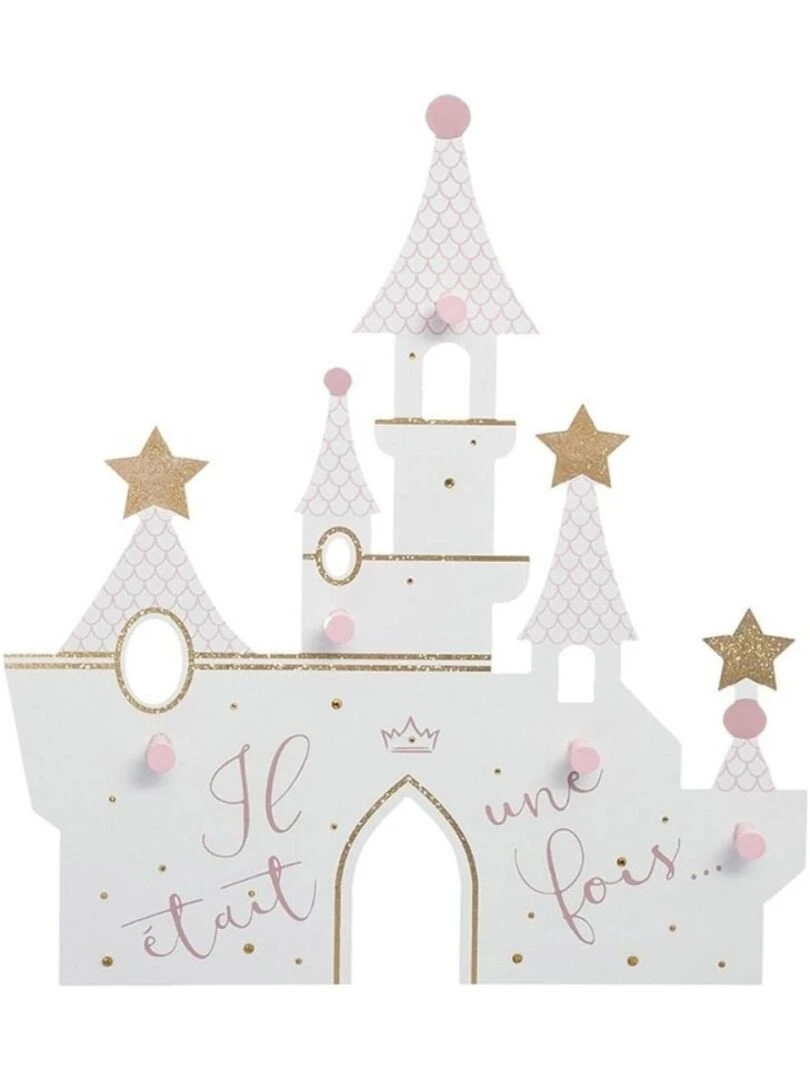 Patère 5 crochets Château Blanc