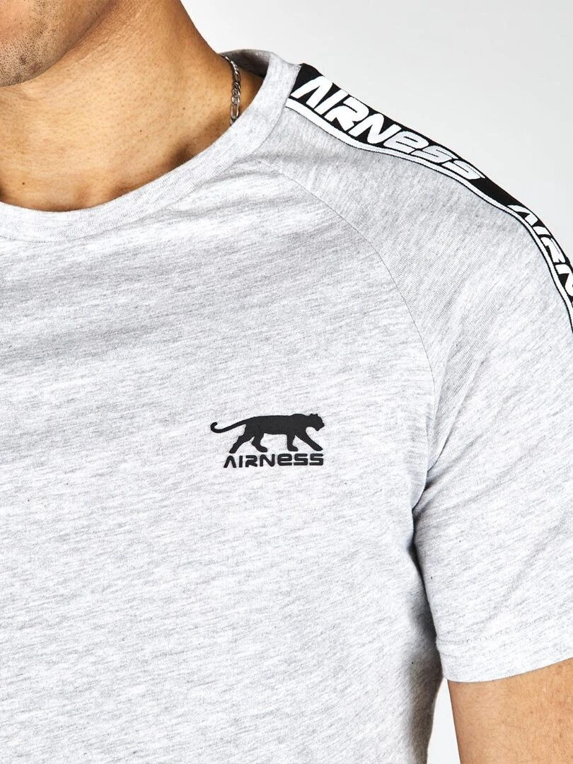 TEE SHIRT NERVE Airness   Gris