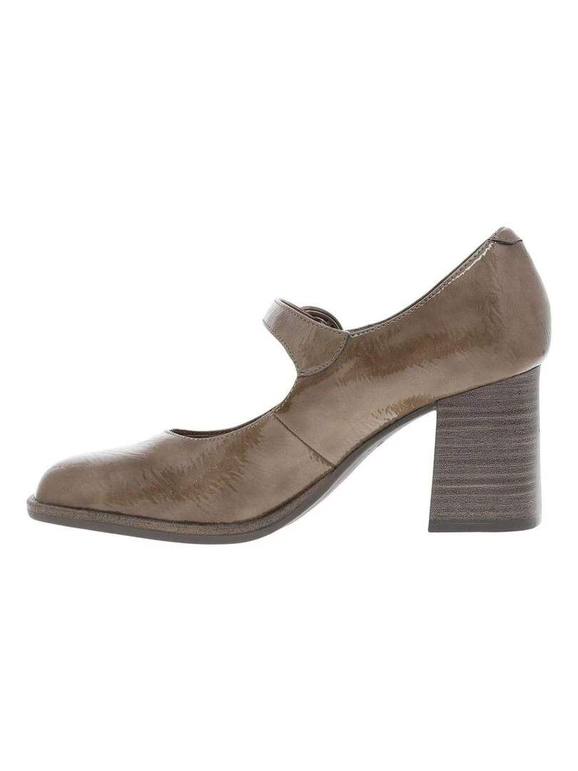 TAMARIS   Escarpins talon décroché moyen   Marron caramel