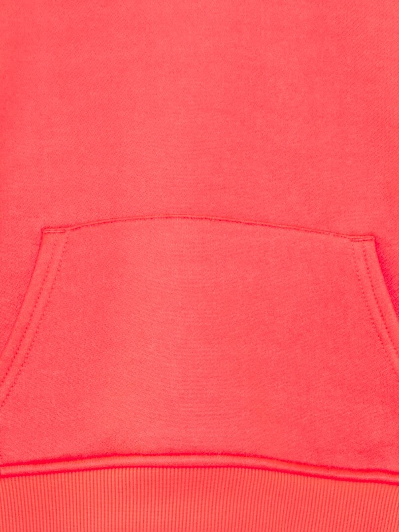 Sweat en molleton à capuche   Orange