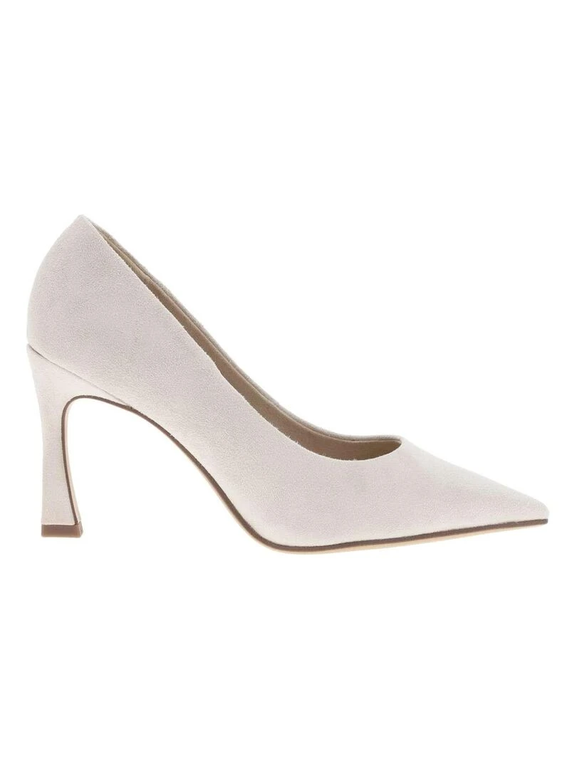 TAMARIS   Escarpins cuir talon stiletto   Ivoire