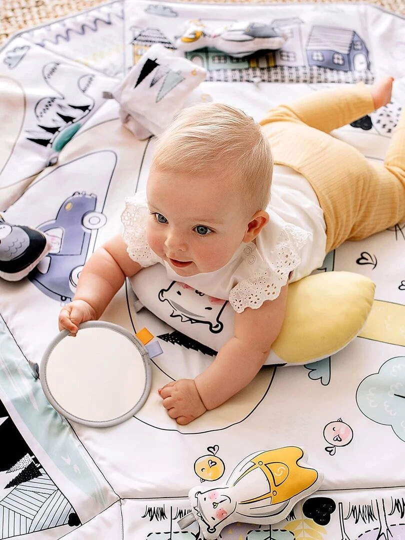 Tapis éducatif   d'éveil "Lykke"   Gris