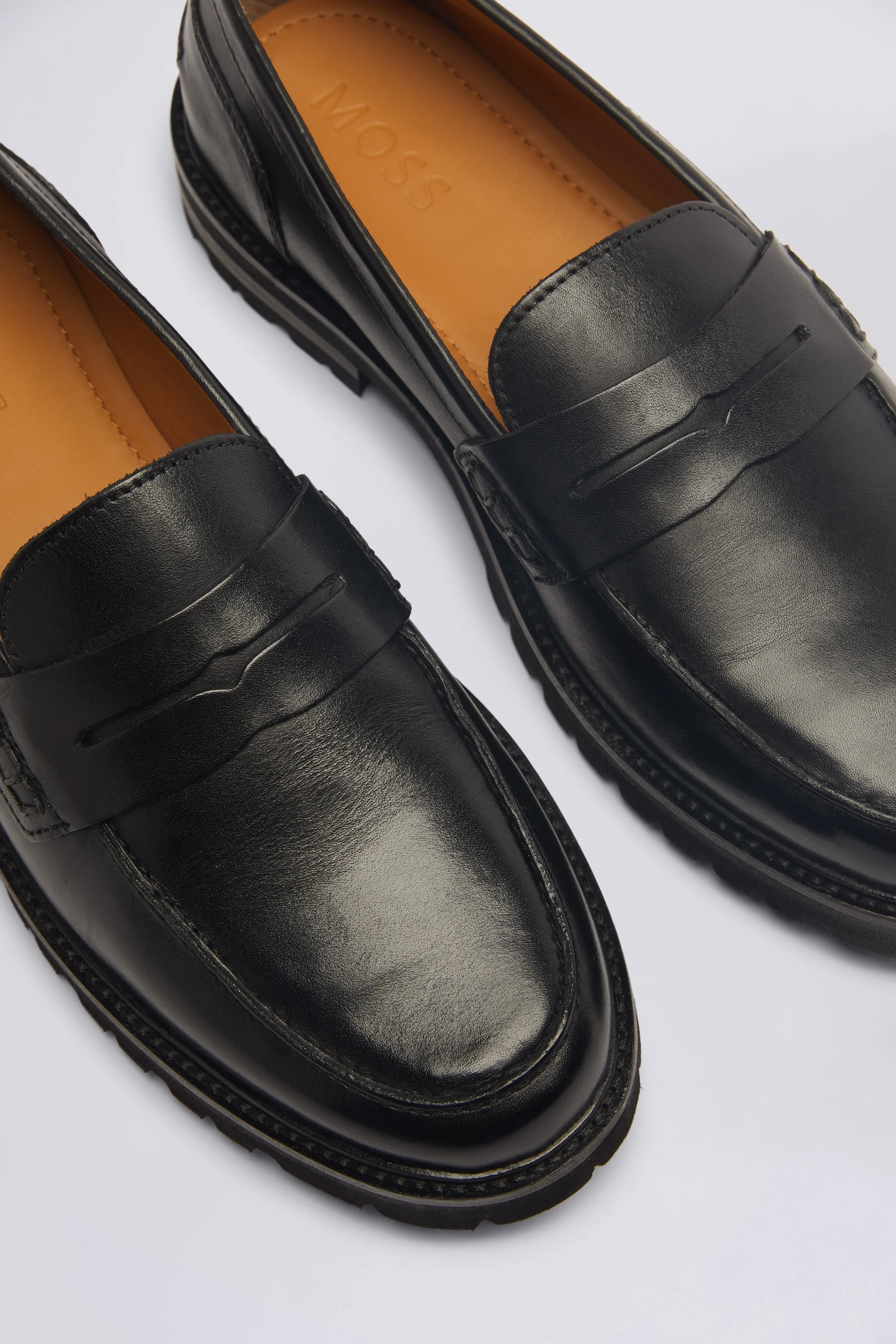 Camden Black Chunky Loafers    Buy Online at Moss