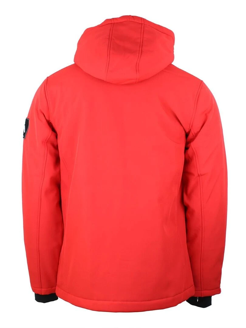 Blouson softshell homme CANADI PEAK MOUNTAIN Rouge