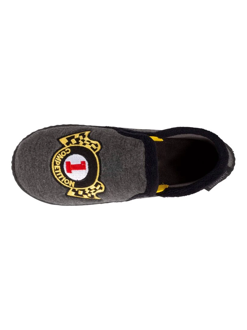 Chaussons mocassins Enfant Gris Gris chiné