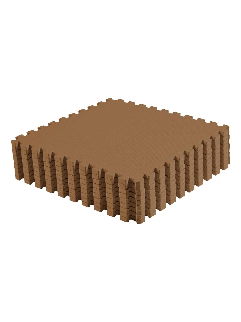 Tapis de jeu mousse uni CLASSIC PLAYMAT Marron cappuccino
