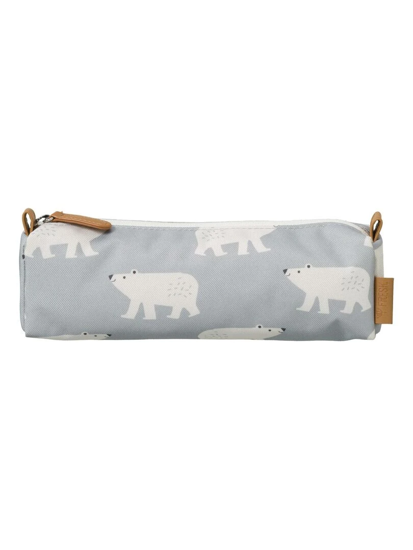 Trousse scolaire Ours polaire Gris