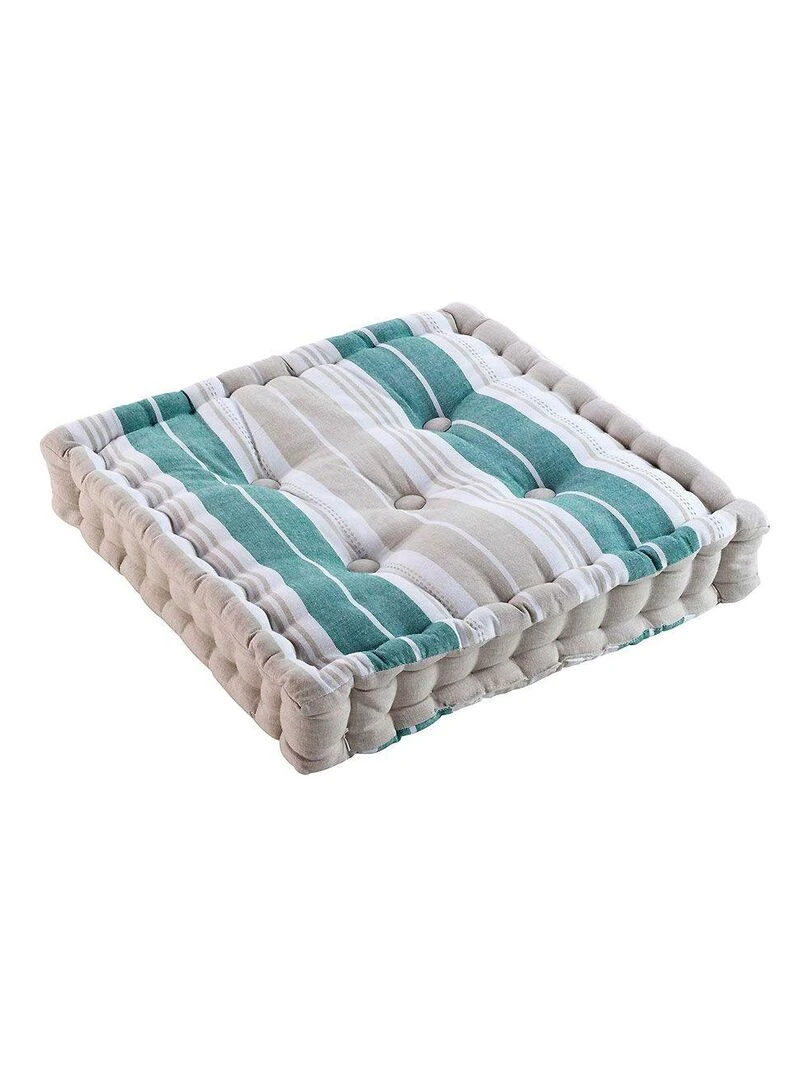 Coussin de sol Naturaline   Bleu