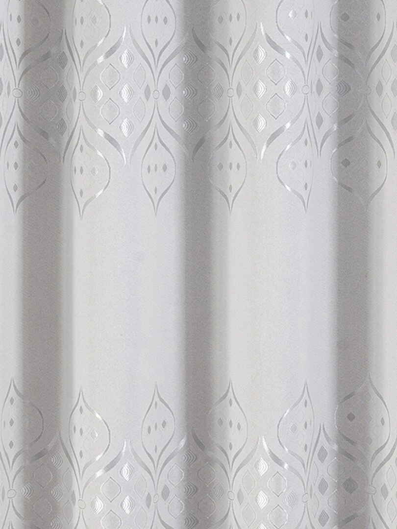 Rideau obscurcissant à motifs brillants   Ecru