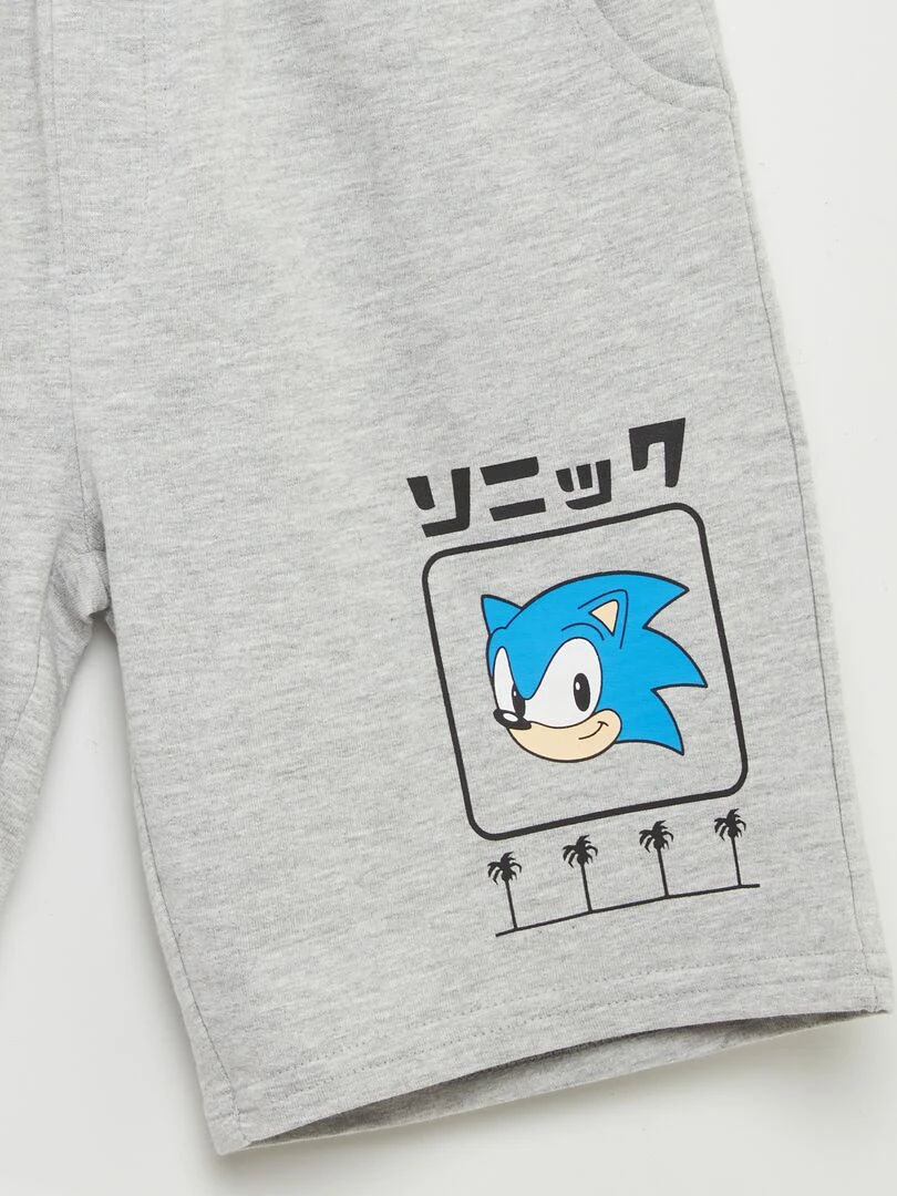 Short 'Sonic' molleton léger   Gris