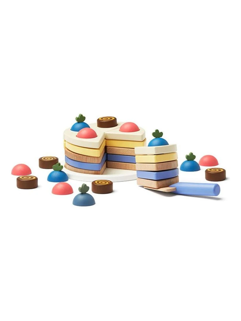 Gâteau à étages en bois Kid's Hub Kids Concept Multicolore