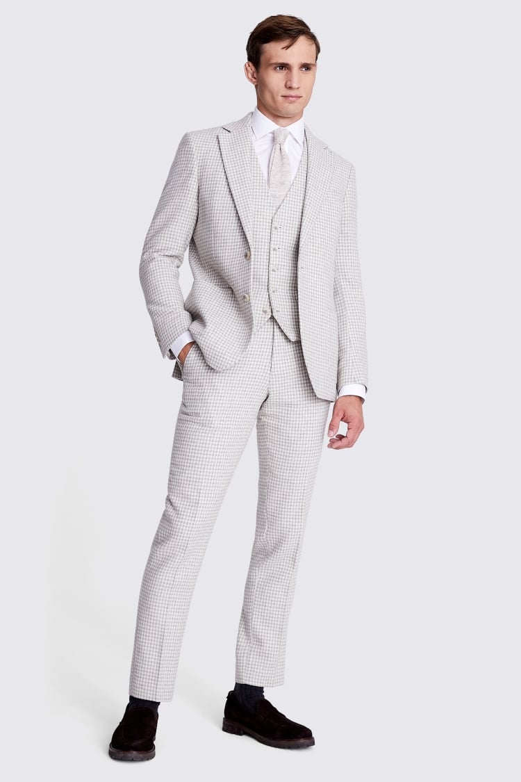 Ted Baker Tailored Fit Navy Check Jacket    Buy Online at Moss