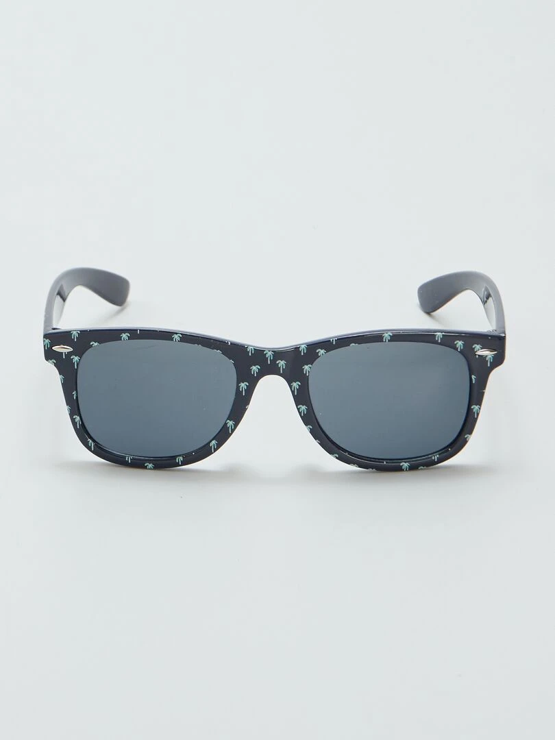 Lunettes de soleil 'palmiers' Noir