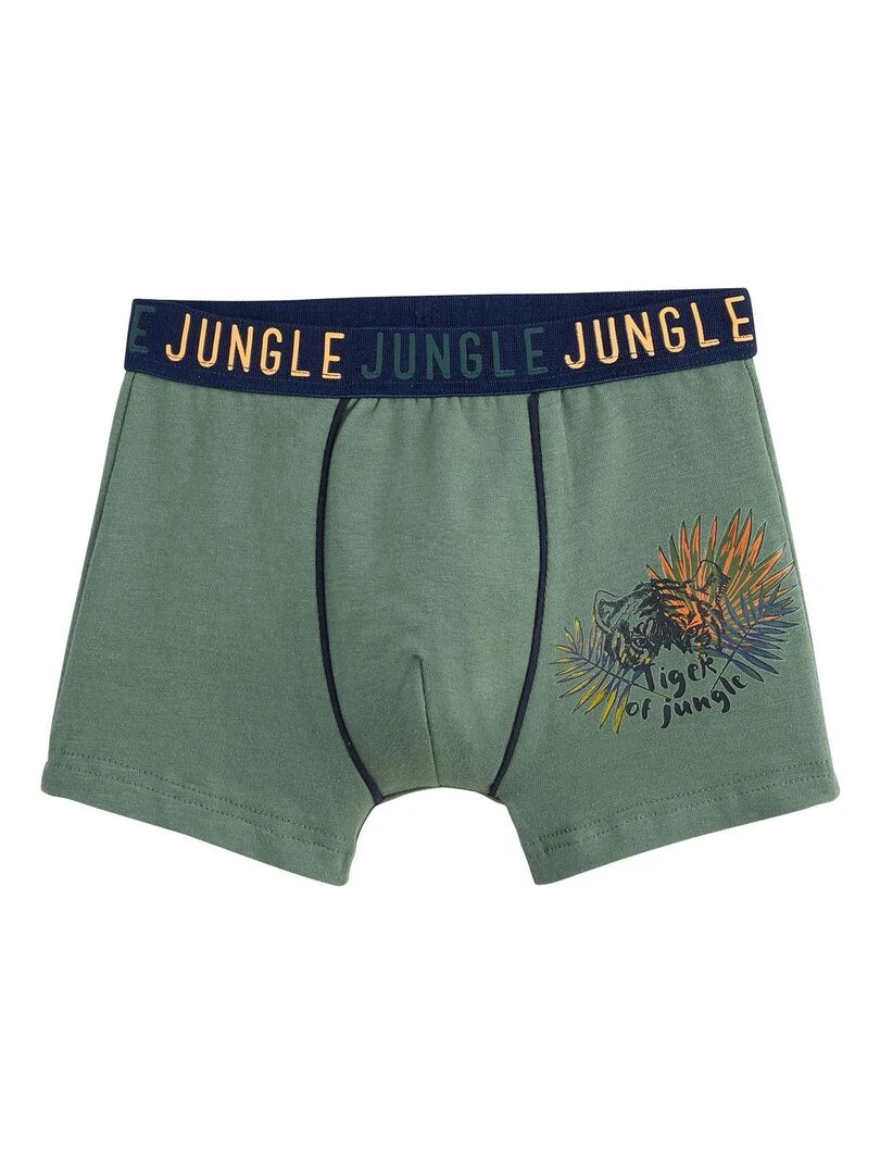 Lot de 2 boxers garçon Sirocco   Kaki