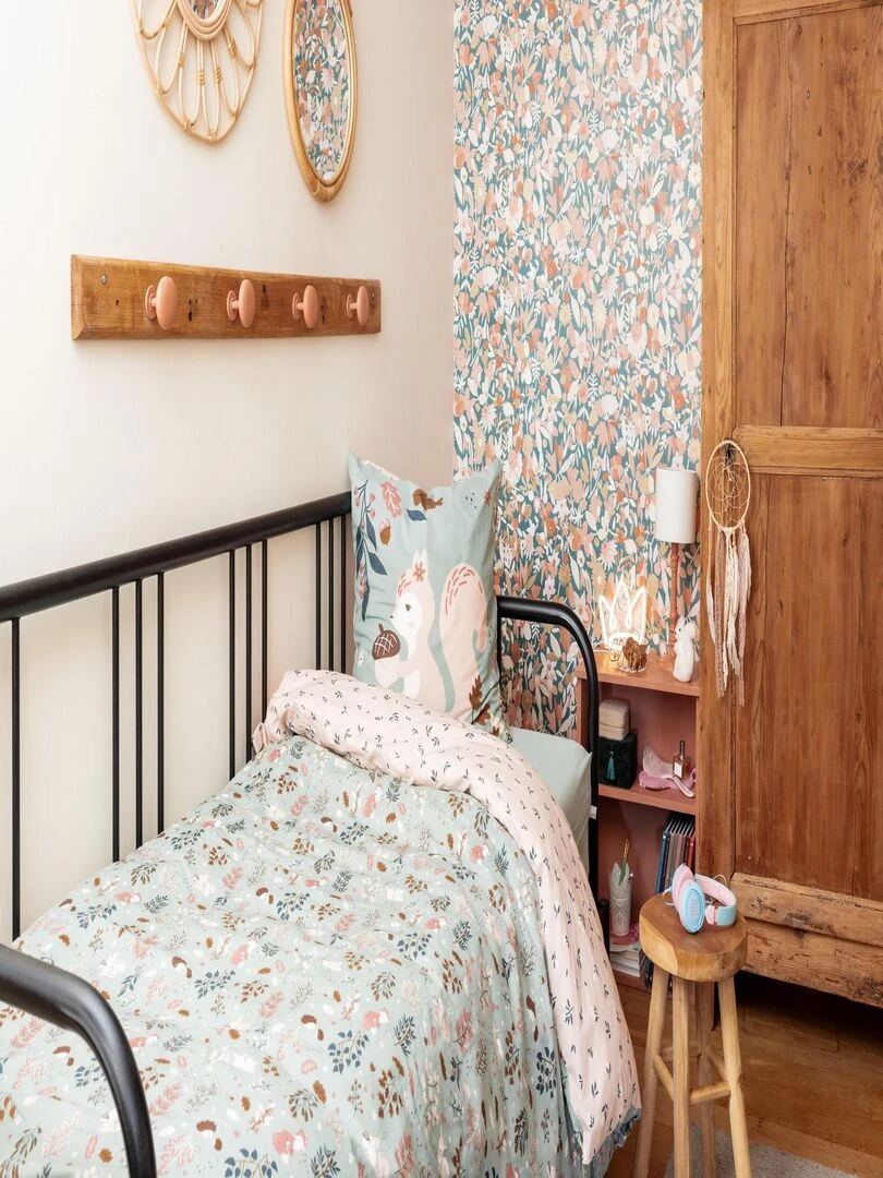 Housse de couette + taie Tamia l ecureuil   Vert