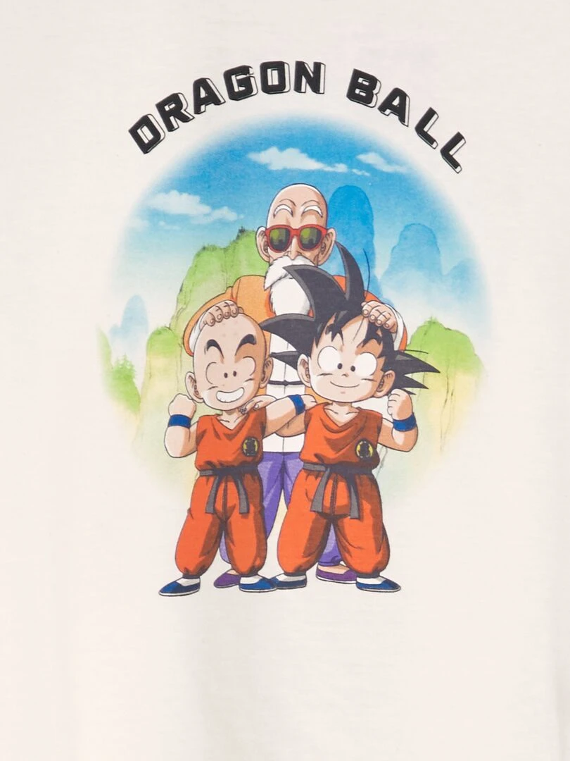 T shirt en jersey 'Dragonball' blanc