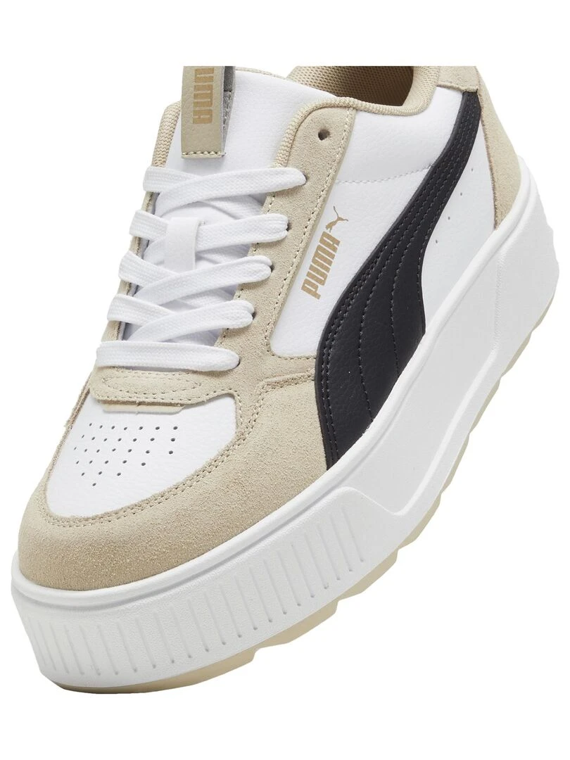 Basket Basse Cuir Puma Karmen Rebelle SD   Blanc