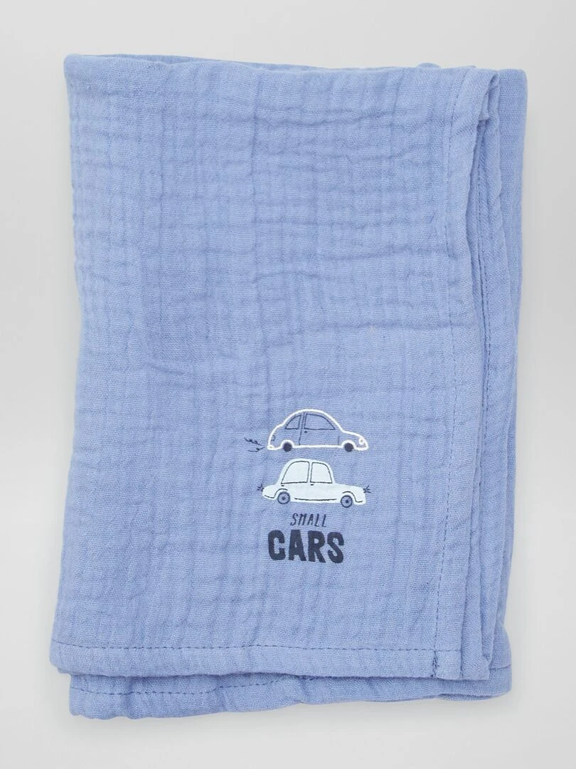 Lot de 3 langes   Bleu/vert/blanc