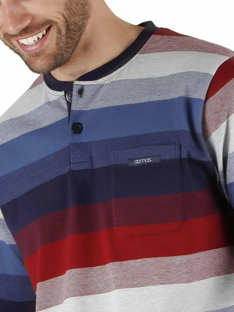 Pyjama pantalon et haut Rayas Sleeper   Bleu