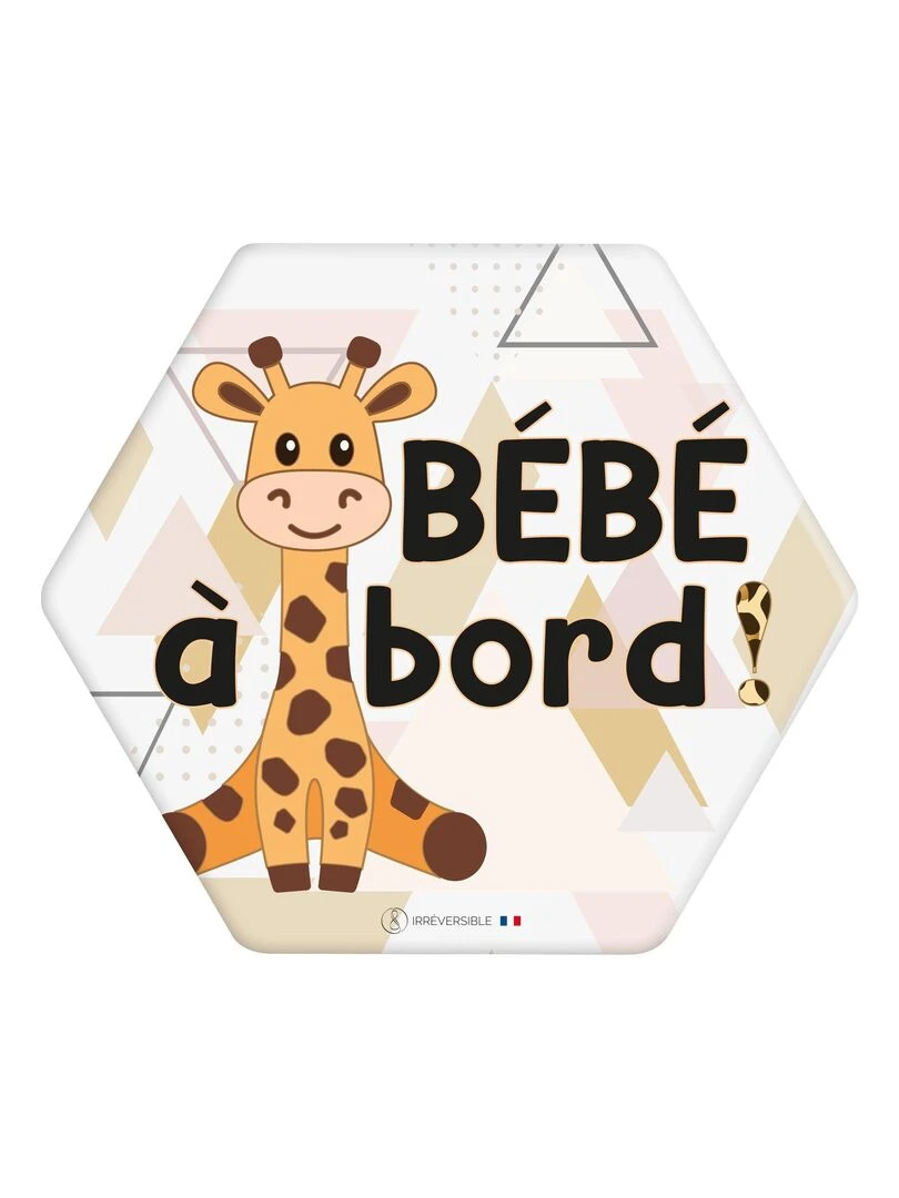 Adhésif / Autocollant bébé à bord Girafe N/A