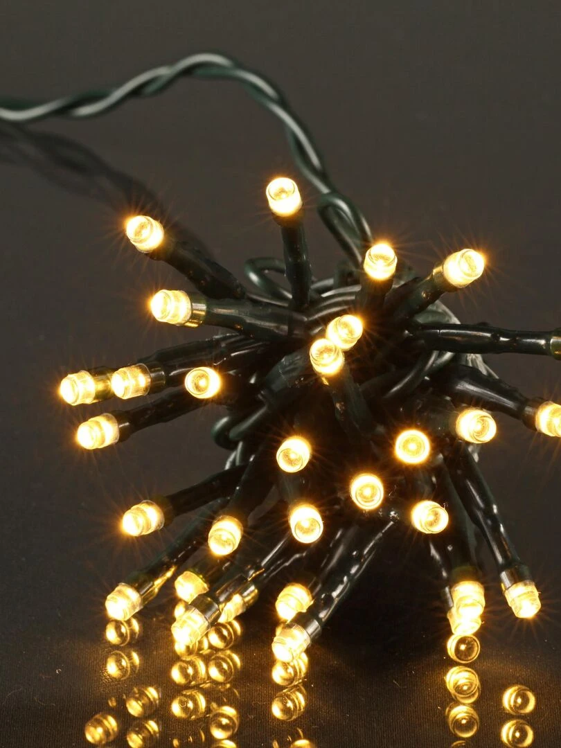 Guirlande interieur 50 LED Bleu
