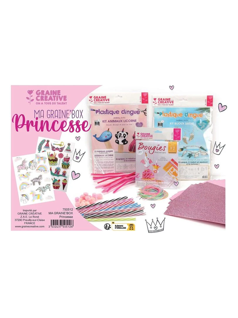 Box activités créatives   Anniversaire Princesse   N/A