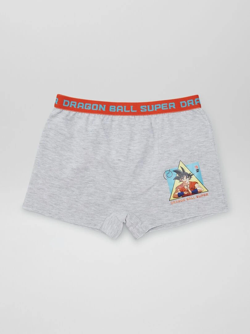 Lot de 2 boxers 'Dragon Ball Z' Gris/turquoise