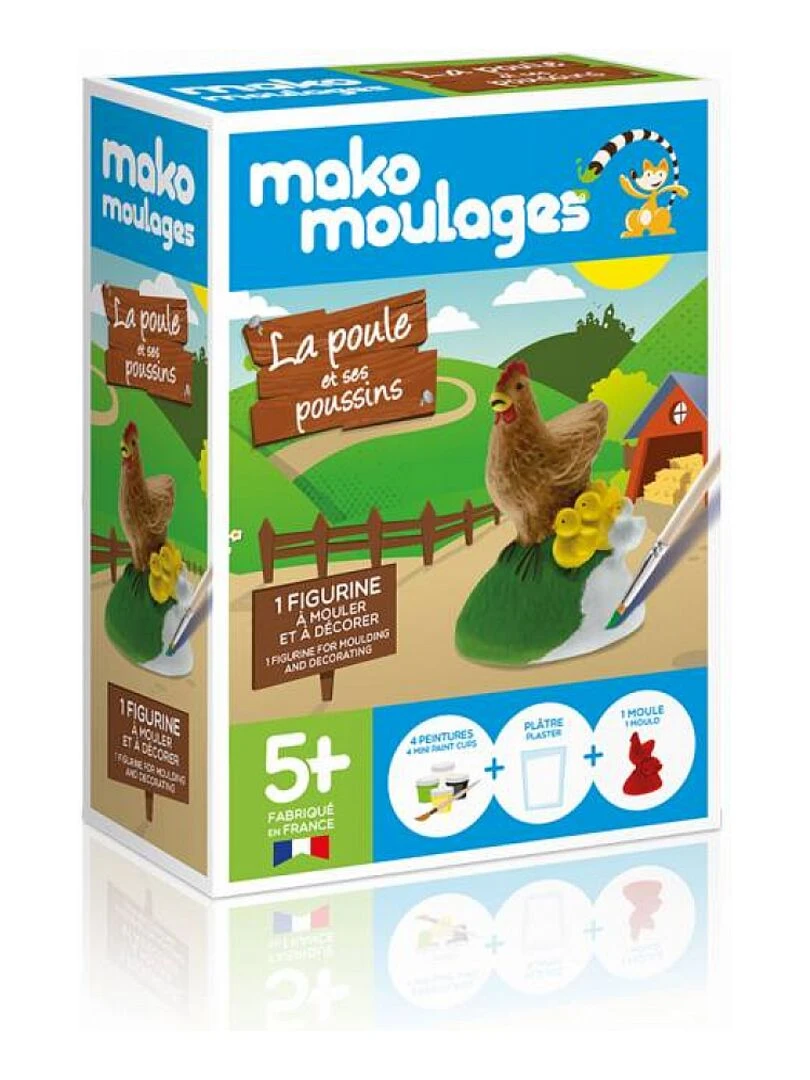 Mako Moulage La Poule Et Ses Poussins N/A