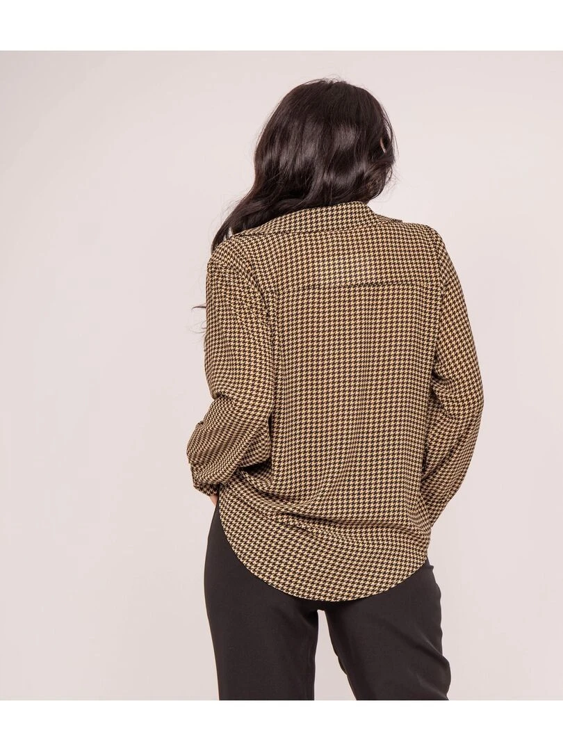 Chemise motifs ORIS Beige