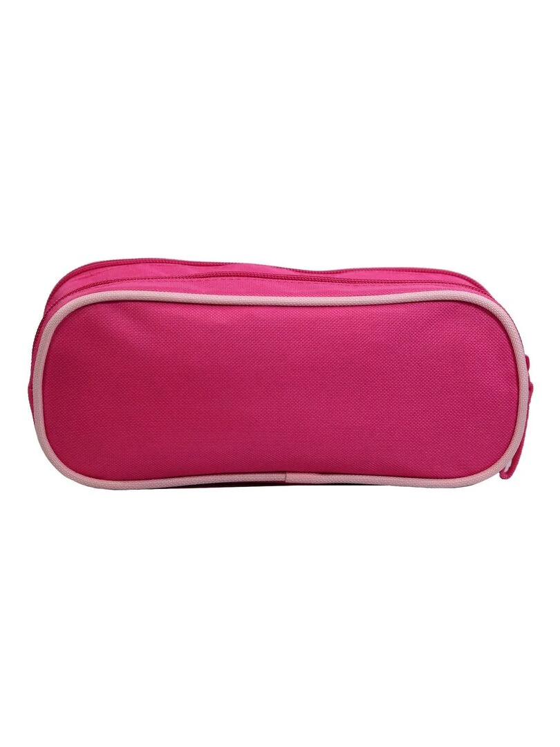 Trousse scolaire 2 compartiments Disney Princesses Rose Bagtrotter   Rose