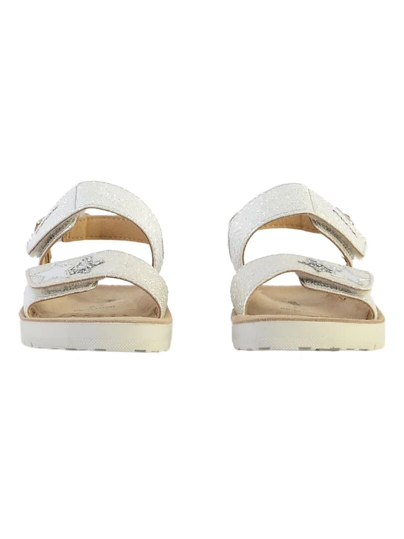 Sandale cuir enfant Geox Costarei   Gris