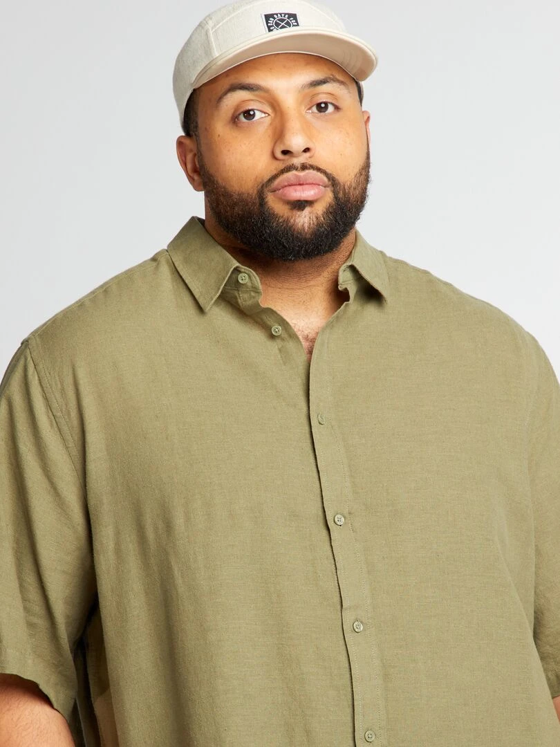 Chemise manches courtes   Vert