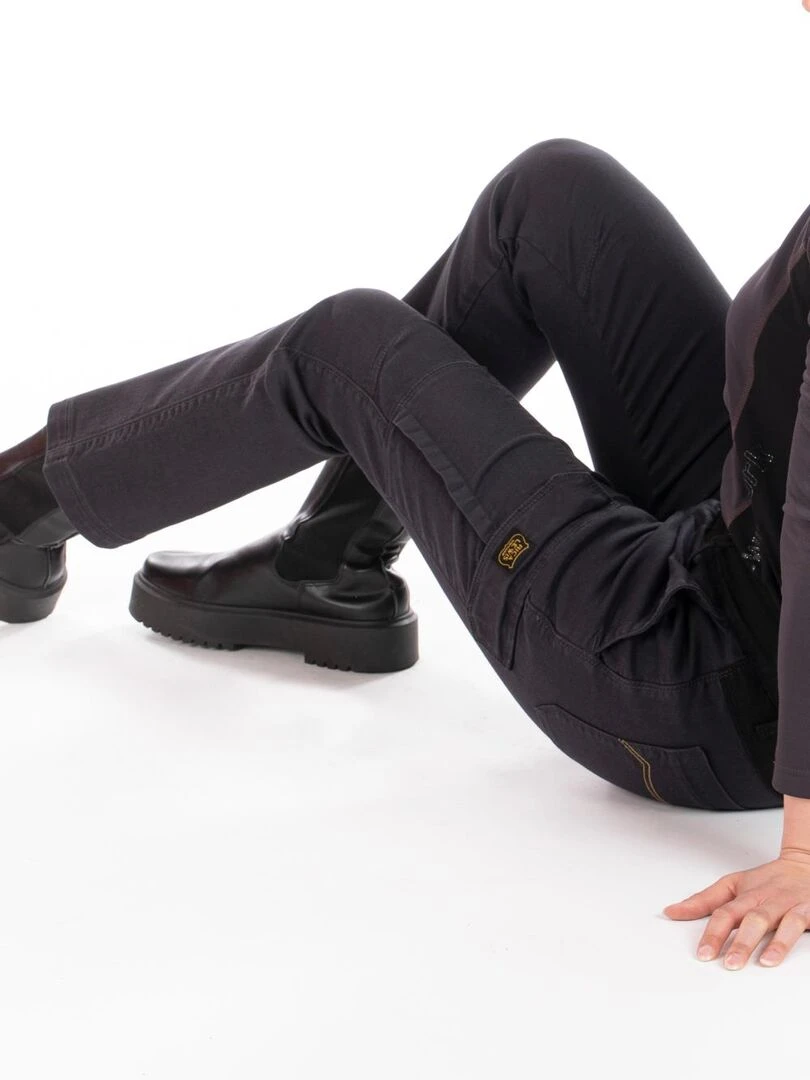Pantalon de travail multi poches stretch BETTYC 'Rica Lewis' gris anthracite