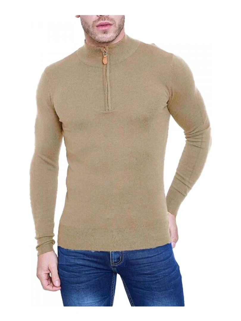 Pull Camioneur Kebello Beige