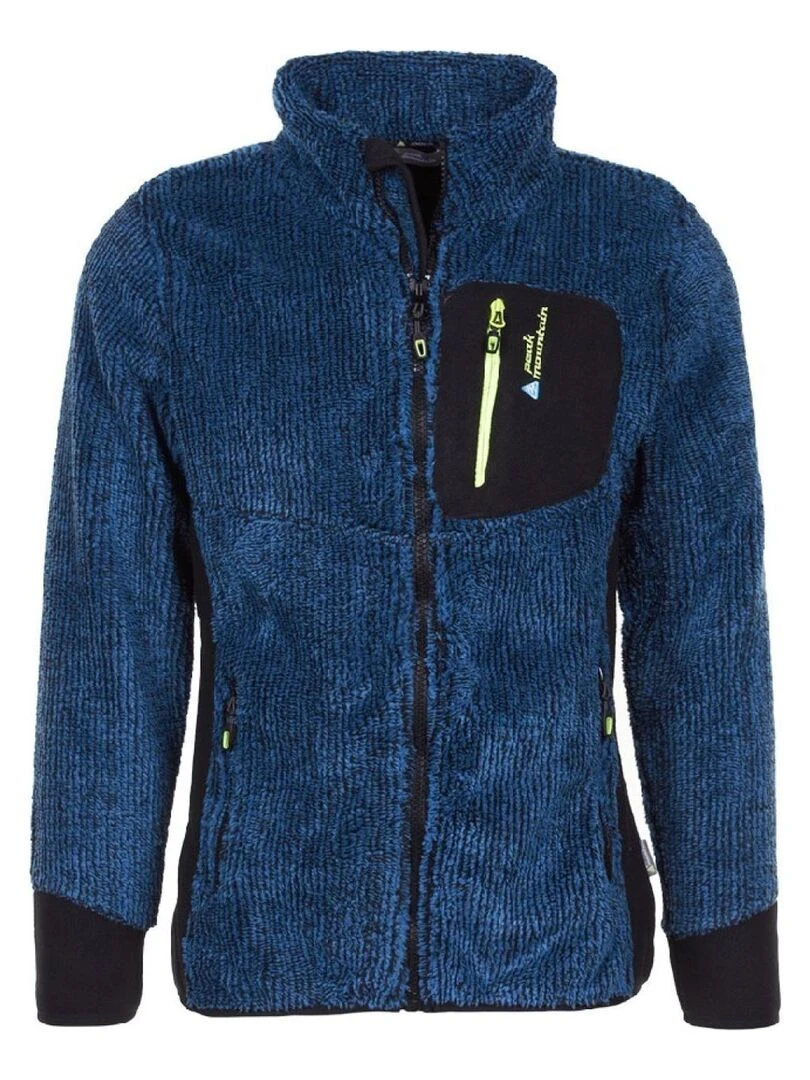 Polaire homme CAFFY PEAK MOUNTAIN Bleu