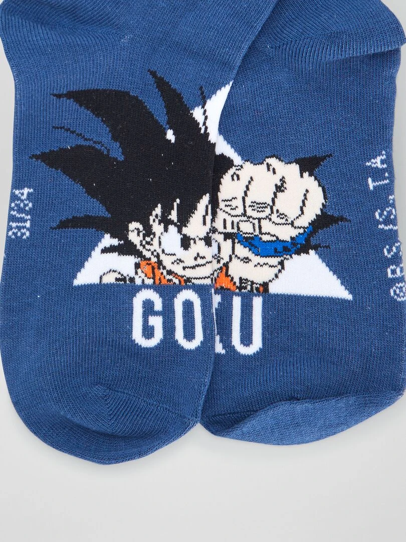 Lot de 3 paires de chaussettes 'Dragon Ball Z'   Bleu