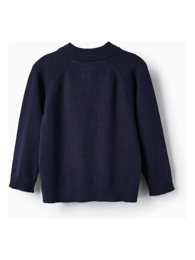 Gilet en Maille pour Bébé Garçon CÉRÉMONIE Bleu foncé