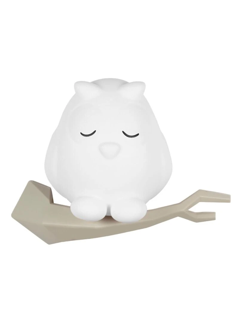 Veilleuse murale tactile Oscar le hibou (24 cm) Blanc