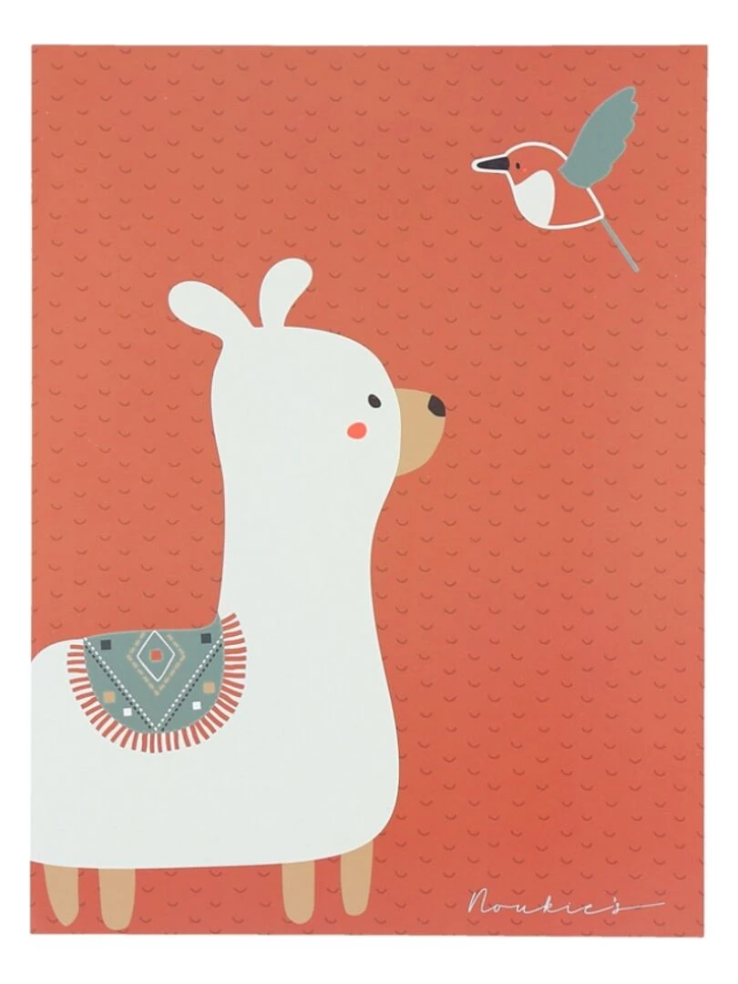 Lot De 3 Affiches Moris & Sacha (30 X 40 Cm Et 21 X 30 Cm) Orange corail