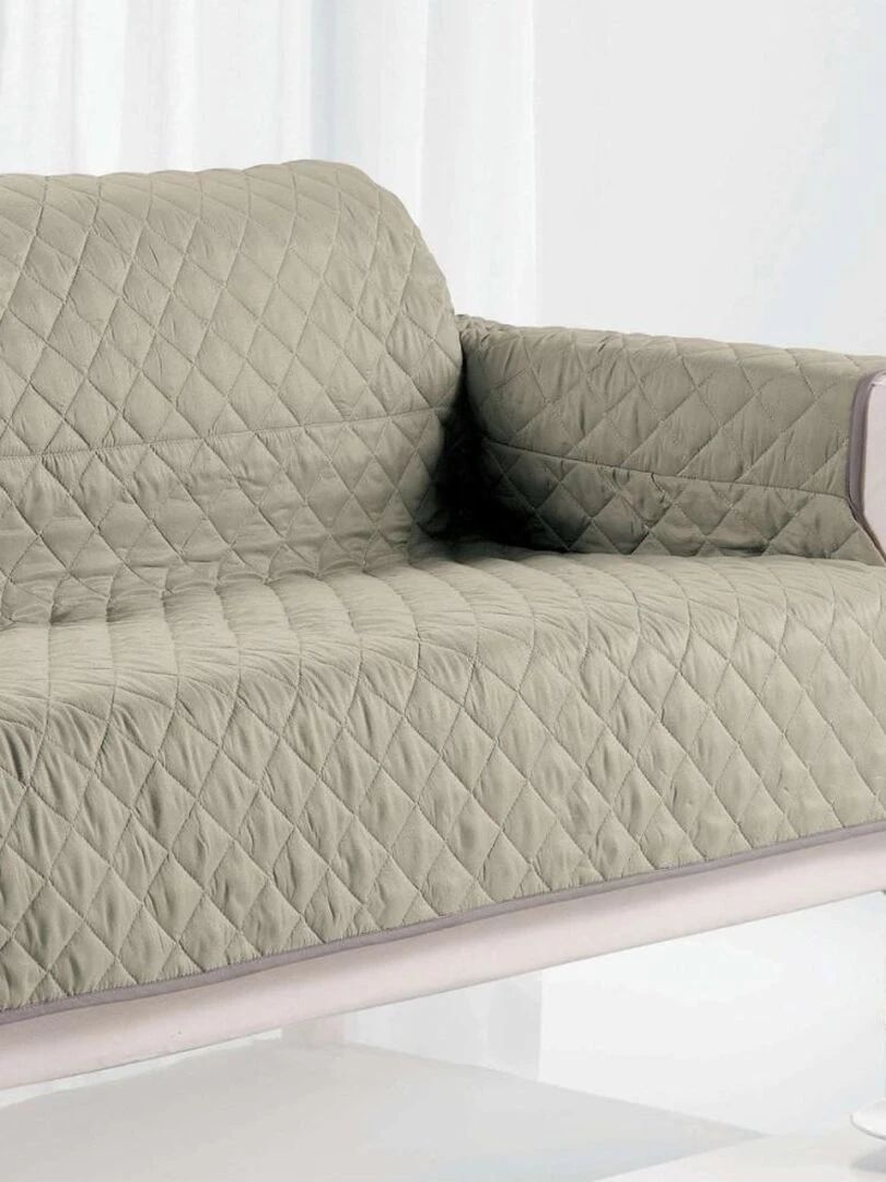Protège canapé 2 places 175x210 cm argile Beige