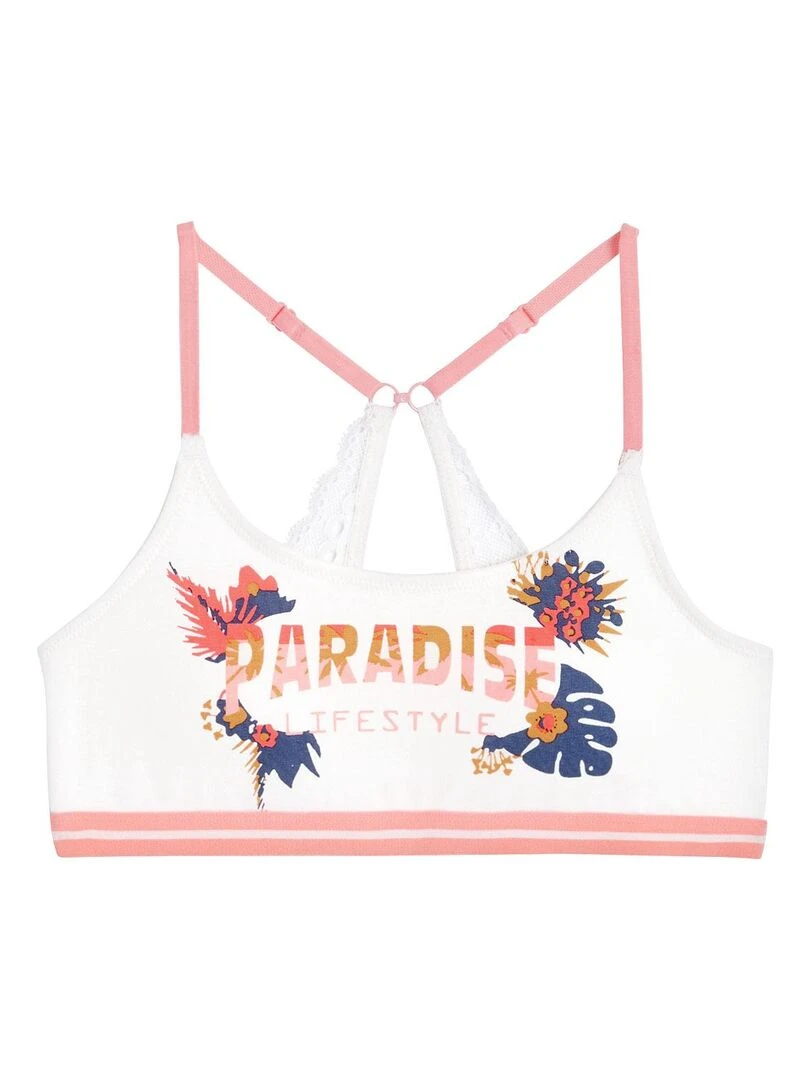 Brassière fille Paradise Ecru