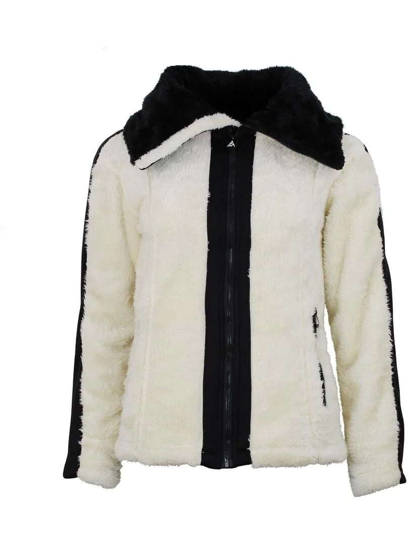Blouson polaire femme AREVA Ecru